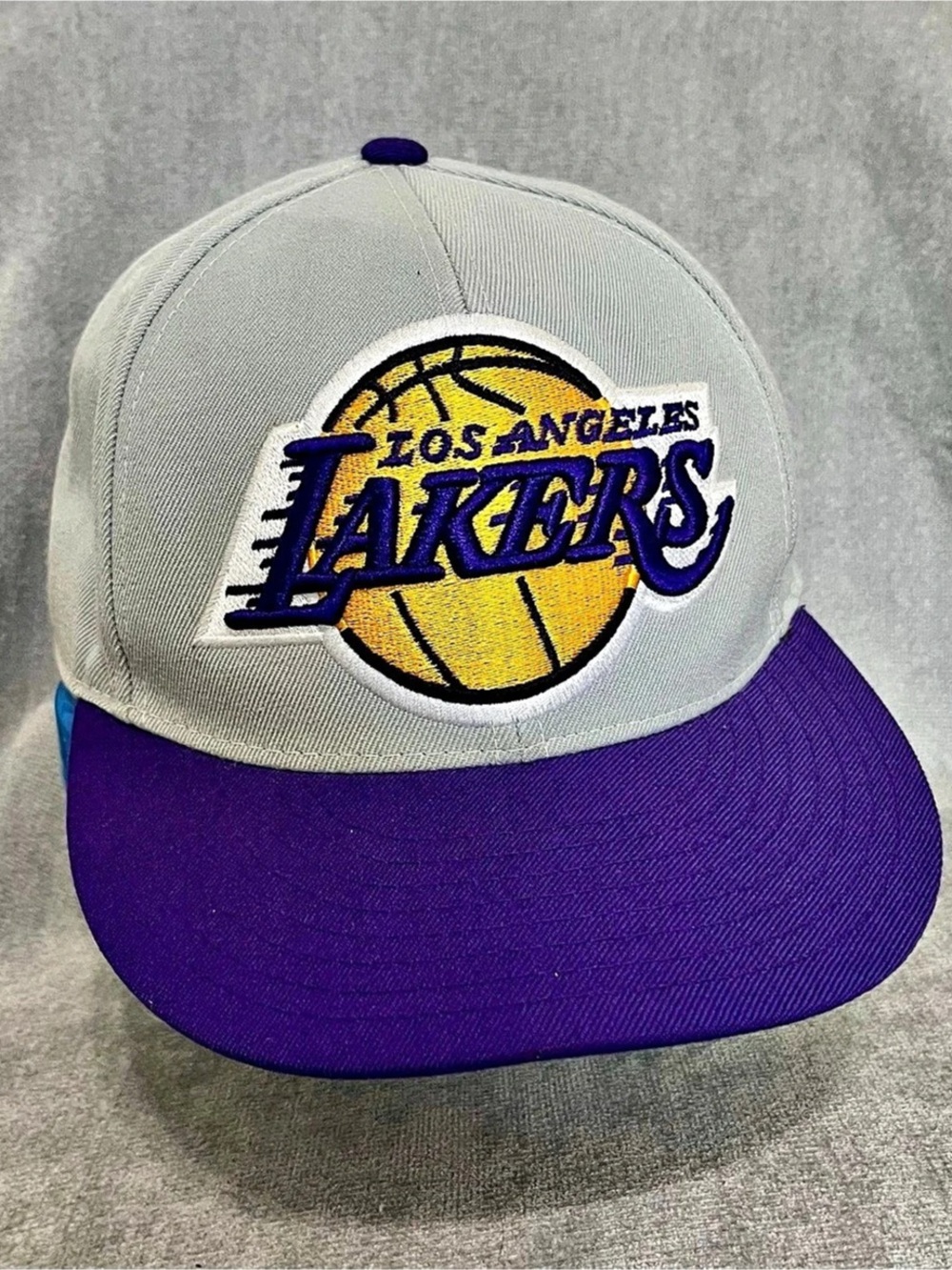 Mitchell & Ness Los Angeles Lakers Hardwood Classics Fitted Hat 7 5/8